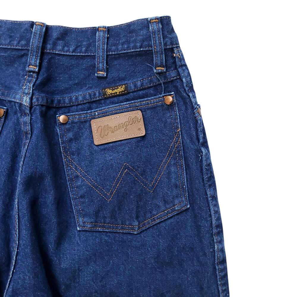 Vintage Wrangler High Waist Blue Jeans Cowboy Cut USA 13MWZMR Women's Sz 12x32 - Picture 8 of 11